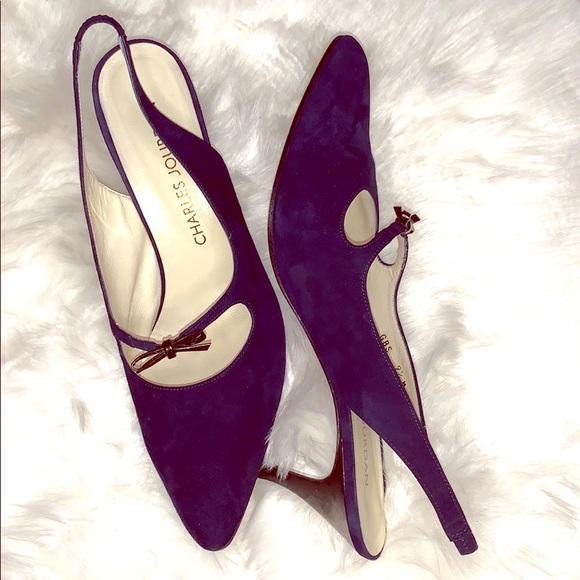 Charles Jourdan Shoes - Charles Jourdan leather upper, Spain 🇪🇸 EUC heel